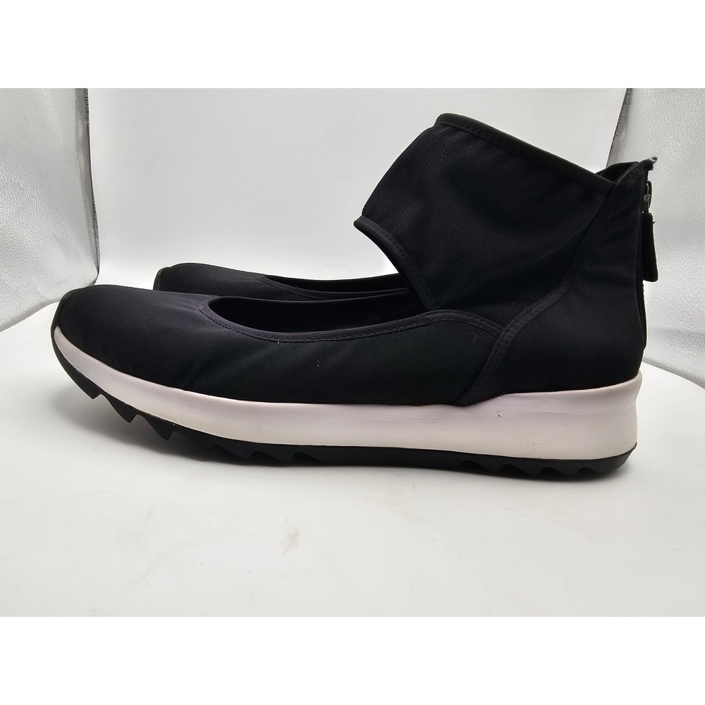 Eileen Fisher Women's Shoes Size 9.6 Black Ankle Stretch Knit Mesh - Picture 9 of 10